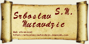 Srboslav Mutavdžić vizit kartica